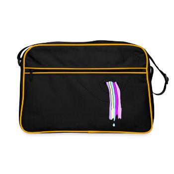 rainbow - Retro Bag - black/gold - Front