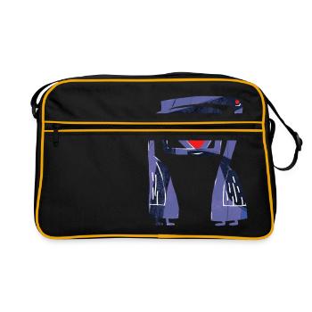 Love birds - Retro Bag - black/gold - Front