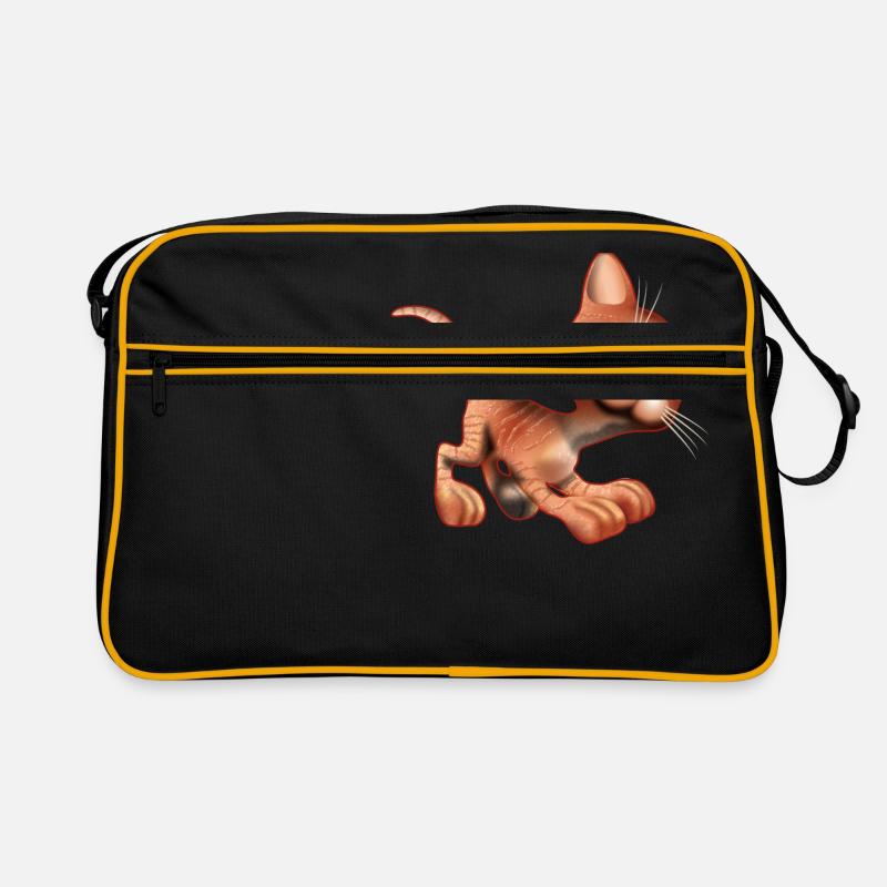 3D cat Retro Bag