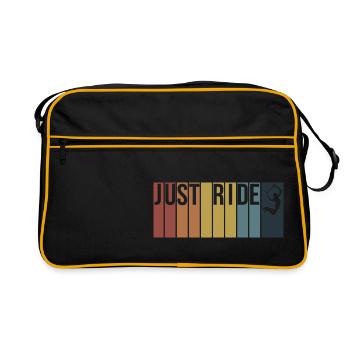 Just ride 6 - Sac Retro - noir/or - Devant