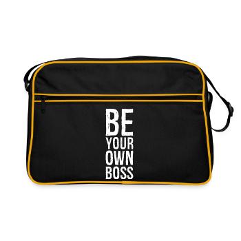 be your own - Retro Bag - black/gold - Front