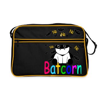 NaNaNaNaNaNaNaNa Batcorn - Retro Tasche - Schwarz/Gold - Vorne