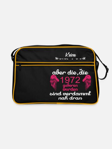 Frau Engel 1972 - Retro Tasche - Schwarz/Gold