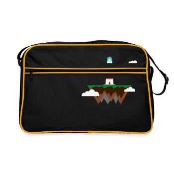 phare flottant - Sac Retro - noir/or - Devant