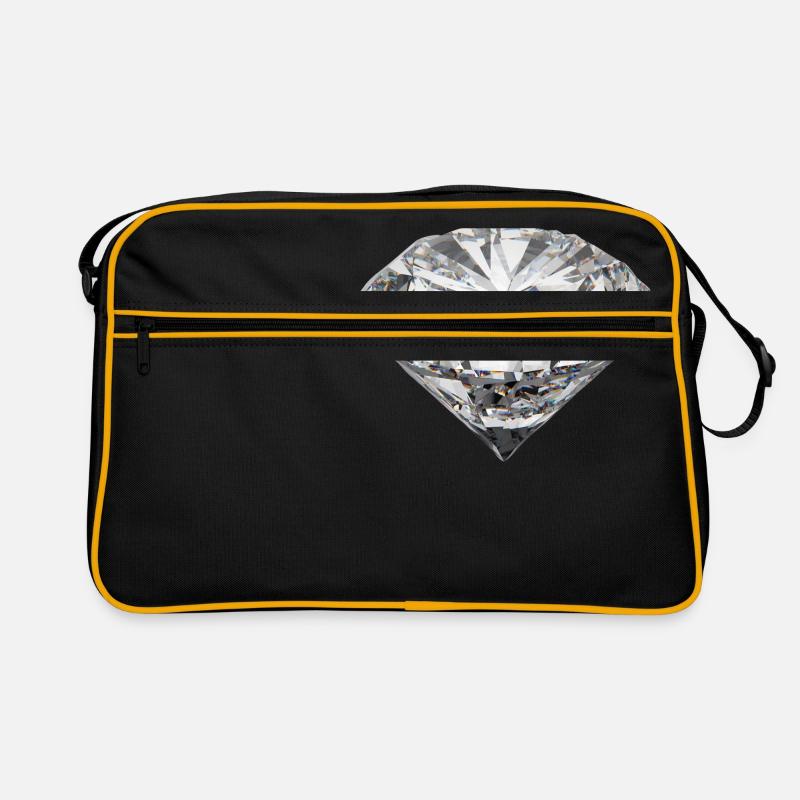 diamond - Retro Bag - black/gold