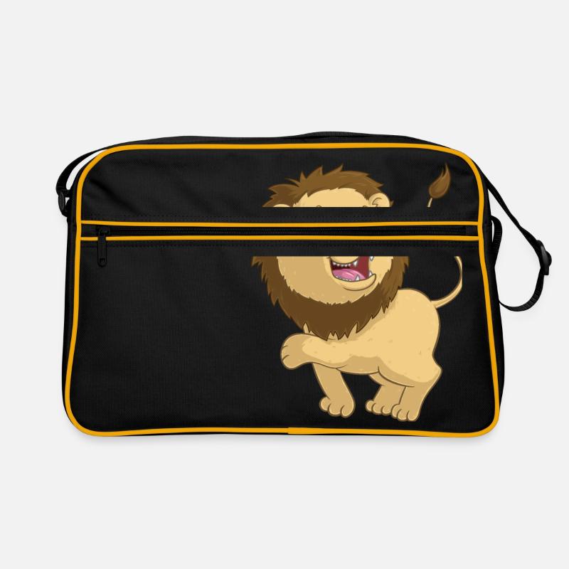 Lion de dessin animé Sac Retro