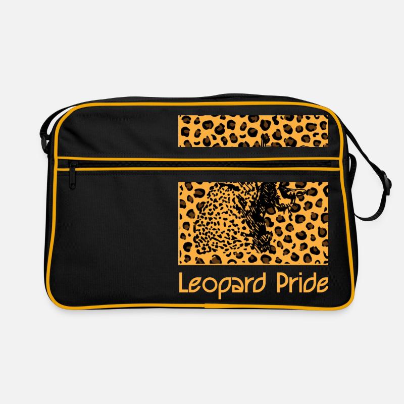 Léopard animal chat modèle léopard Sac Retro