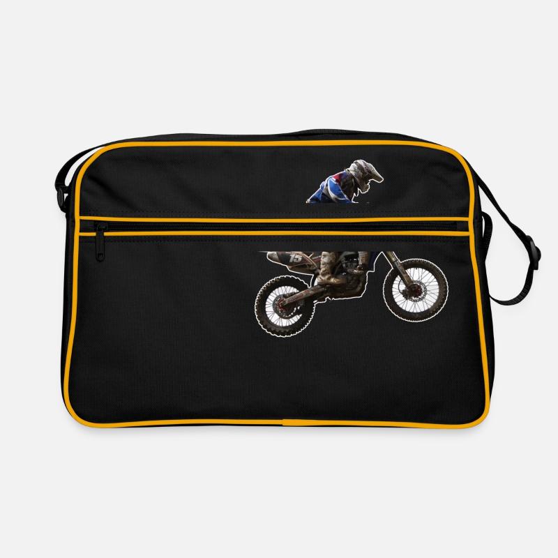 enduro - Sac Retro - noir/or