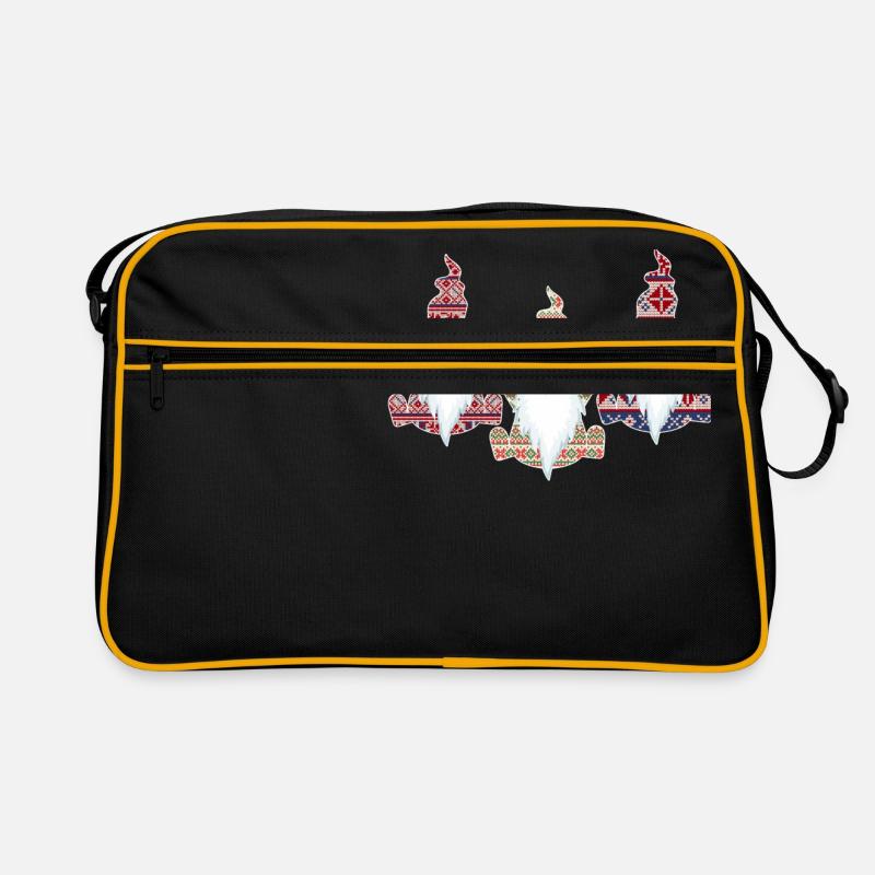 Hässlicher Weihnachtsstrickjacke-Gnom Retro Tasche