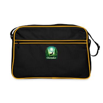 Cherusci – Fierté des bois - Sac Retro - noir/or - Devant