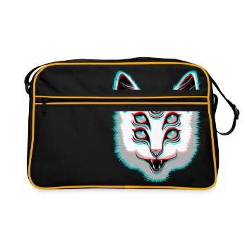 Glitch Cat - Sac Retro - noir/or - Devant