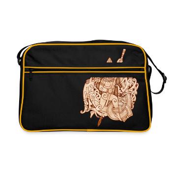 Second Sorrow Of Hlín - Retro Bag - black/gold - Front
