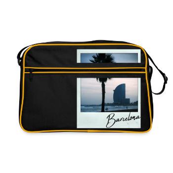 Barcelona Beach - Retro Bag - black/gold - Front