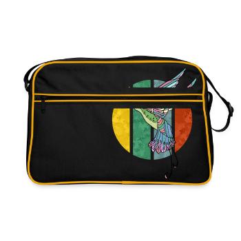 Humming-bird - Retro Bag - black/gold - Front