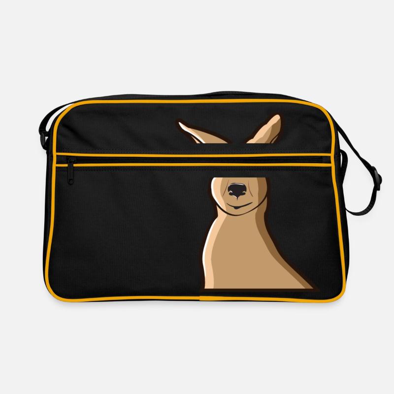 Kangaroo Känguru Australien Beuteltier Beutel Retro Tasche