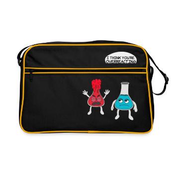 Science Experiment Tshirt - Retro Bag - black/gold - Front