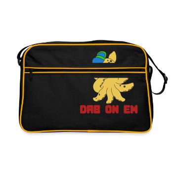 Das kleine aber entzückende Dumbo Octopus T-Shirt - Retro Tasche - Schwarz/Gold - Vorne