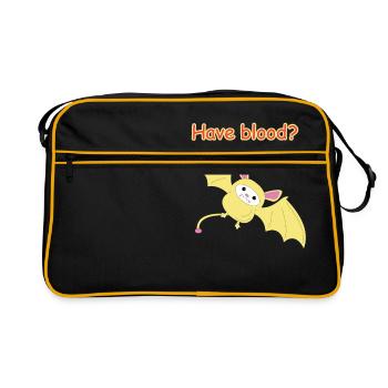 Conception de T-shirt Jerboa mignon, intelligent et drôle - Sac Retro - noir/or - Devant