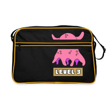 Das kleine aber entzückende Dumbo Octopus T-Shirt - Retro Tasche - Schwarz/Gold - Vorne
