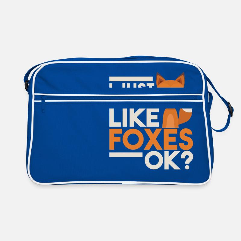 J'aime vraiment les renards Ok TShirt Sac Retro