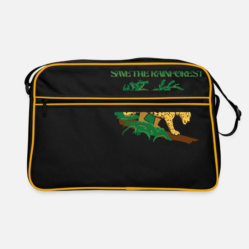 Protect the rainforest Retro Bag