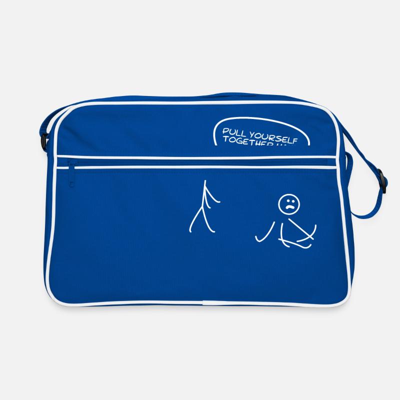 Awesome & Trendy Tshirt Designs Pull yourself Retro Bag
