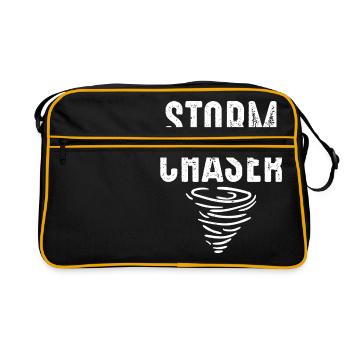 Mignon Storm Chaser par temps violent Tornado Obsessed - Sac Retro - noir/or - Devant