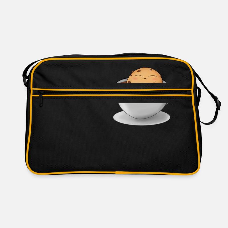Chill cookie in a cup - Retro Bag - black/gold