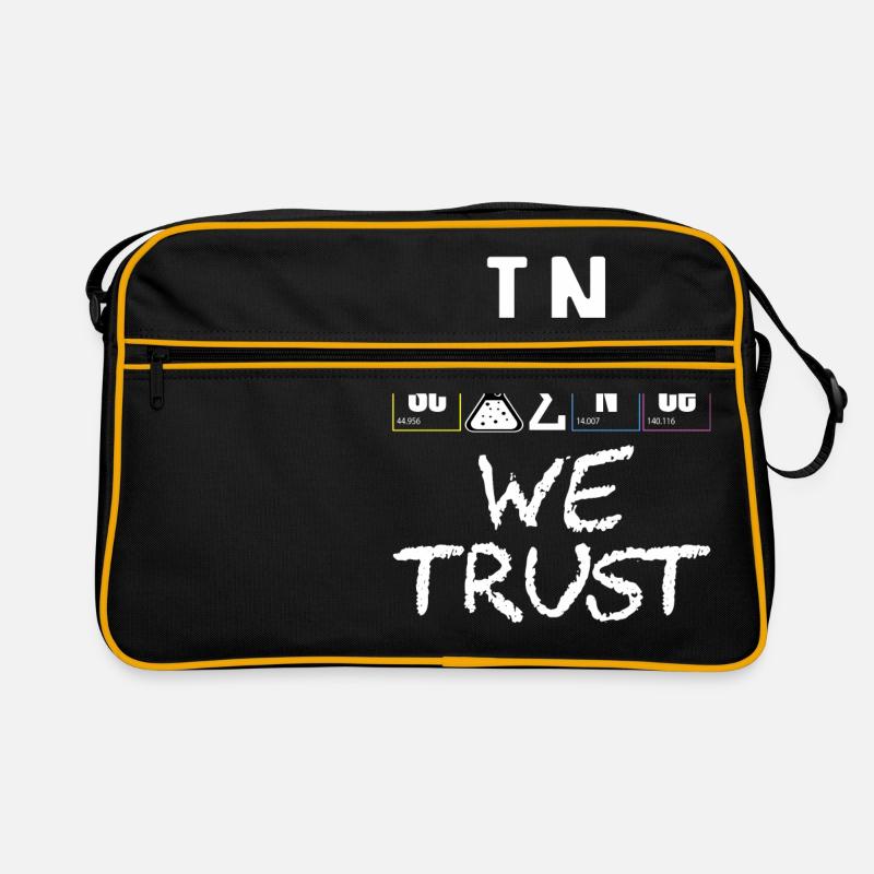 This is the best Tshirt for science geek or a - Retro Bag - black/gold