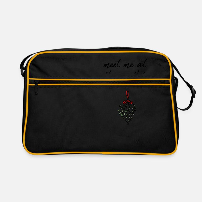 We meet at Mistletoe Xmas / Gift Retro Bag