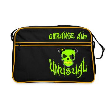 Conception de tee-shirt effrayant mais attrayant fait pour vous! " - Sac Retro - noir/or - Devant