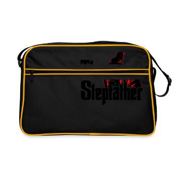 Mens Le beau-père produit Drôle de cadeau pour le pas - Sac Retro - noir/or - Devant