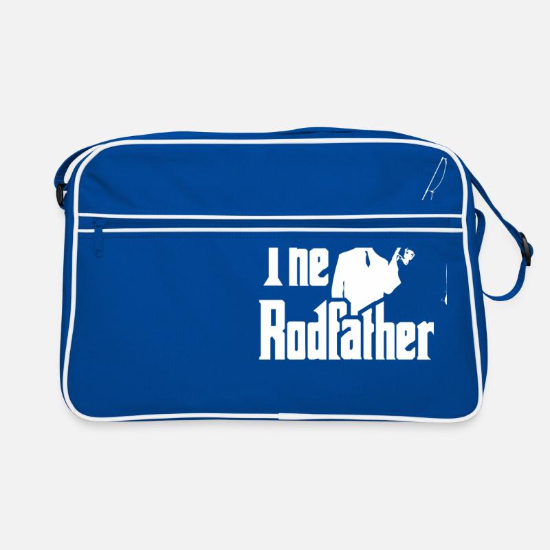 Le Rodfather. Conception de pêche amusante pour pêcheur Sac Retro