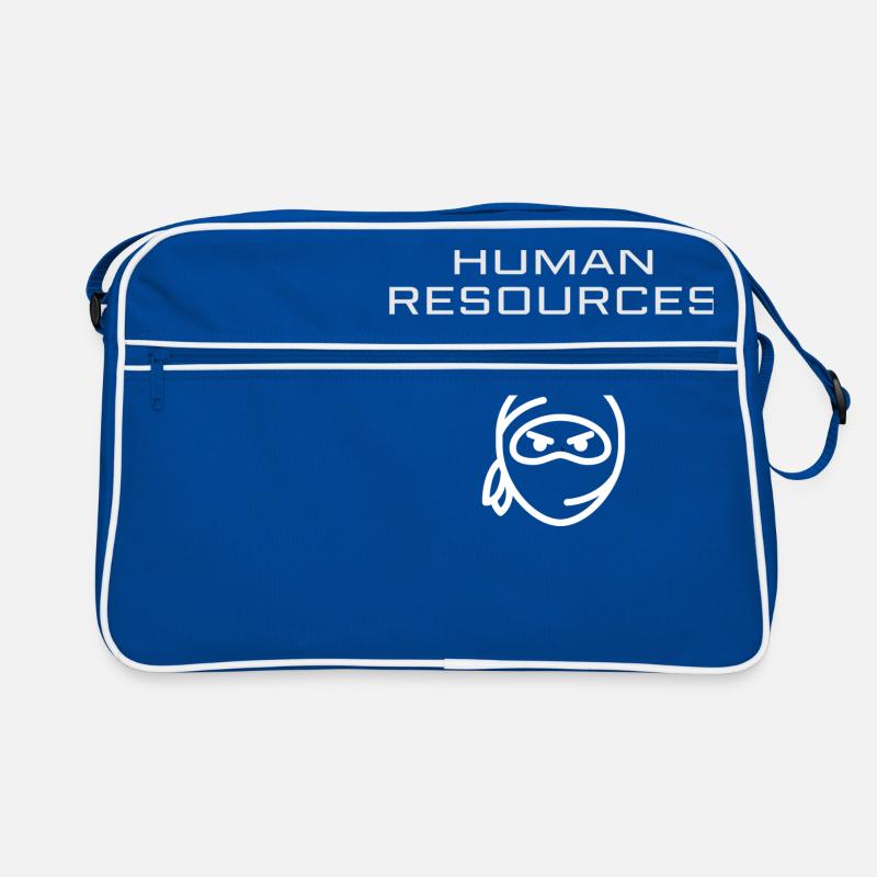 Human Resources Ninja Funny HR Manager Mitarbeiter Retro Tasche