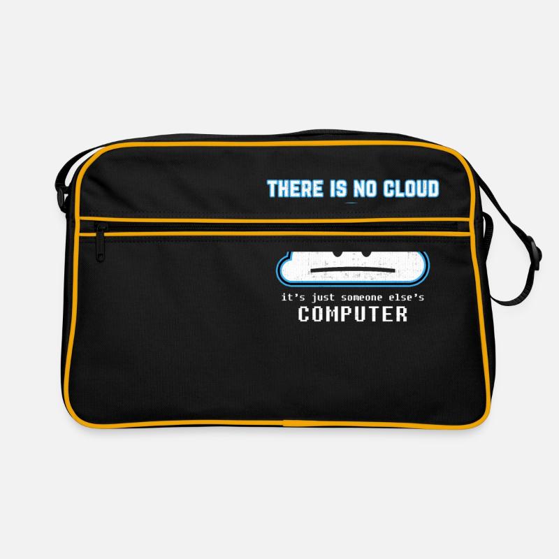 Funny Programmer Joke - Il n'y a pas de nuage graphique Sac Retro