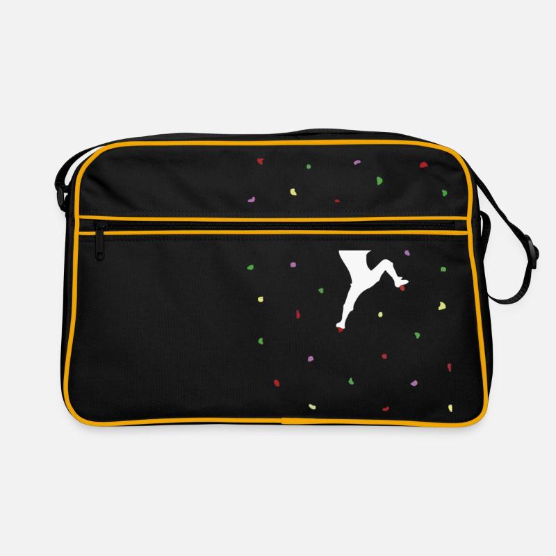 Bouldering climbing climbing - Retro Bag - black/gold