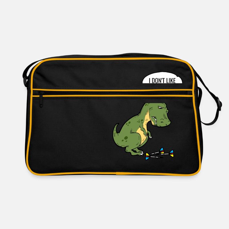 Darts T-Rex Dinosaur Dartboard Pun Retro Bag