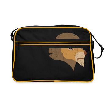 Jungle Animal V4 - Sac Retro - noir/or - Devant