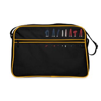 BACHATA RD - Sac Retro - noir/or - Devant