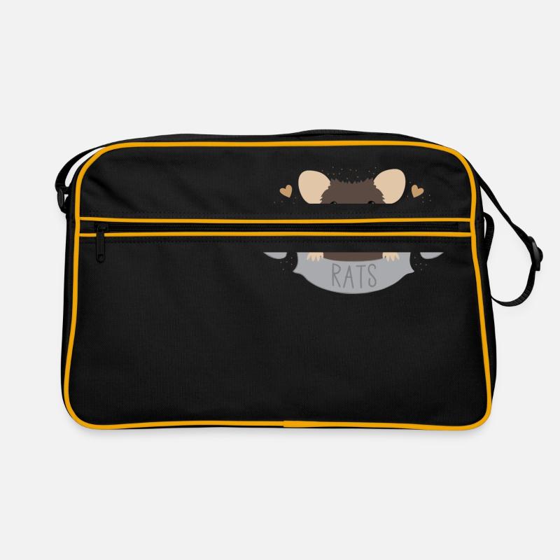 Brown RATS Banner Retro Tasche