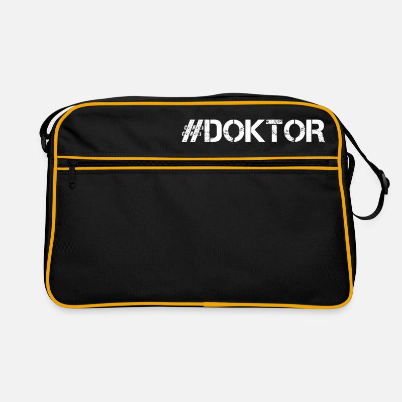 Promotion, Doktor, Dr, Doktorin Retro Tasche