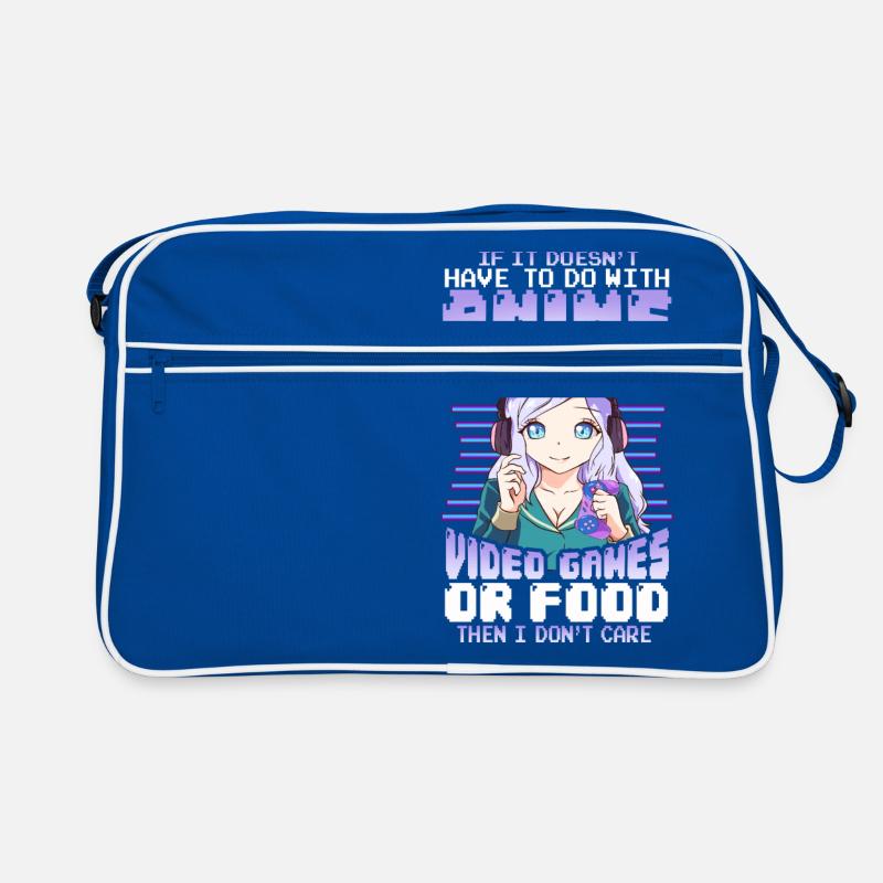 Wenn es nicht mit Anime-Spielen oder Essen zu tun hat Retro Tasche