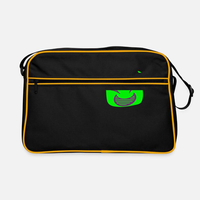 Green devil Retro Tasche