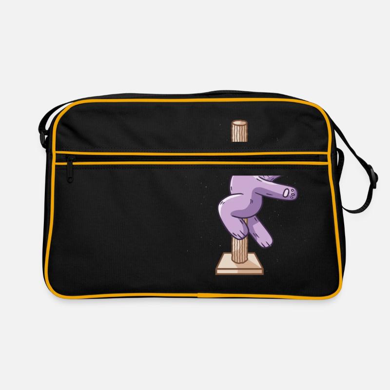 Chat drôle de pole dance Sac Retro