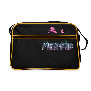 Costume de tenue de sirène d'anniversaire - Sac Retro - noir/or - Devant