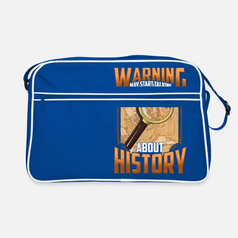 Warning: May Start Talking About History Historian Retro Bag