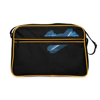 Plane - Retro Bag - black/gold - Front