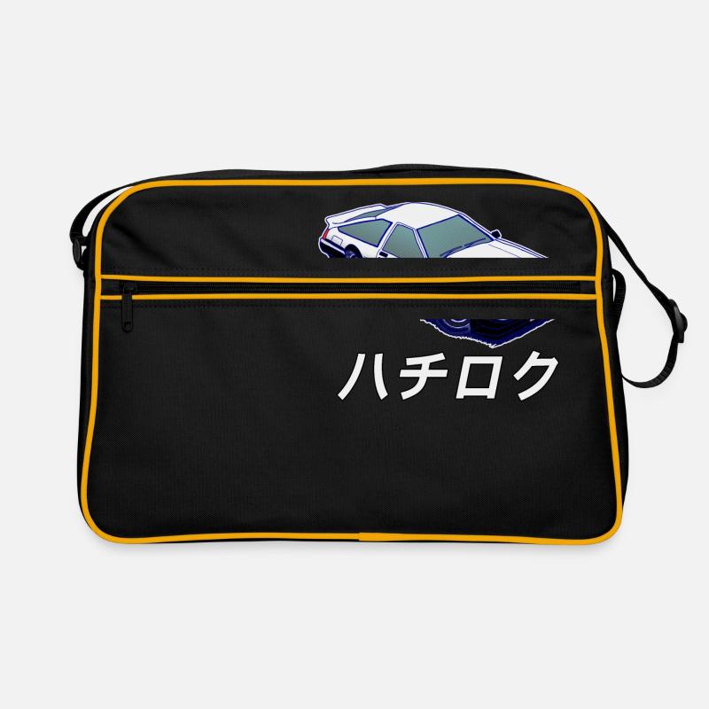 Die legendäre Initiale D. Retro Tasche