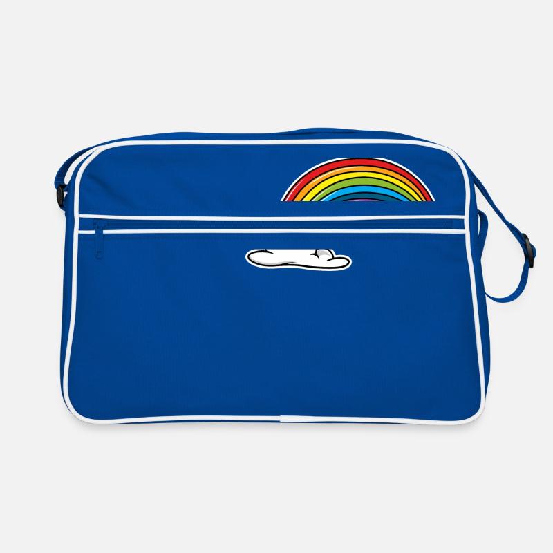 Regenbogen Retro Tasche
