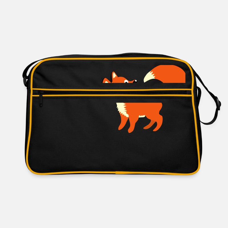Fox - schlauer Fuchs zur Einschulung Retro Tasche